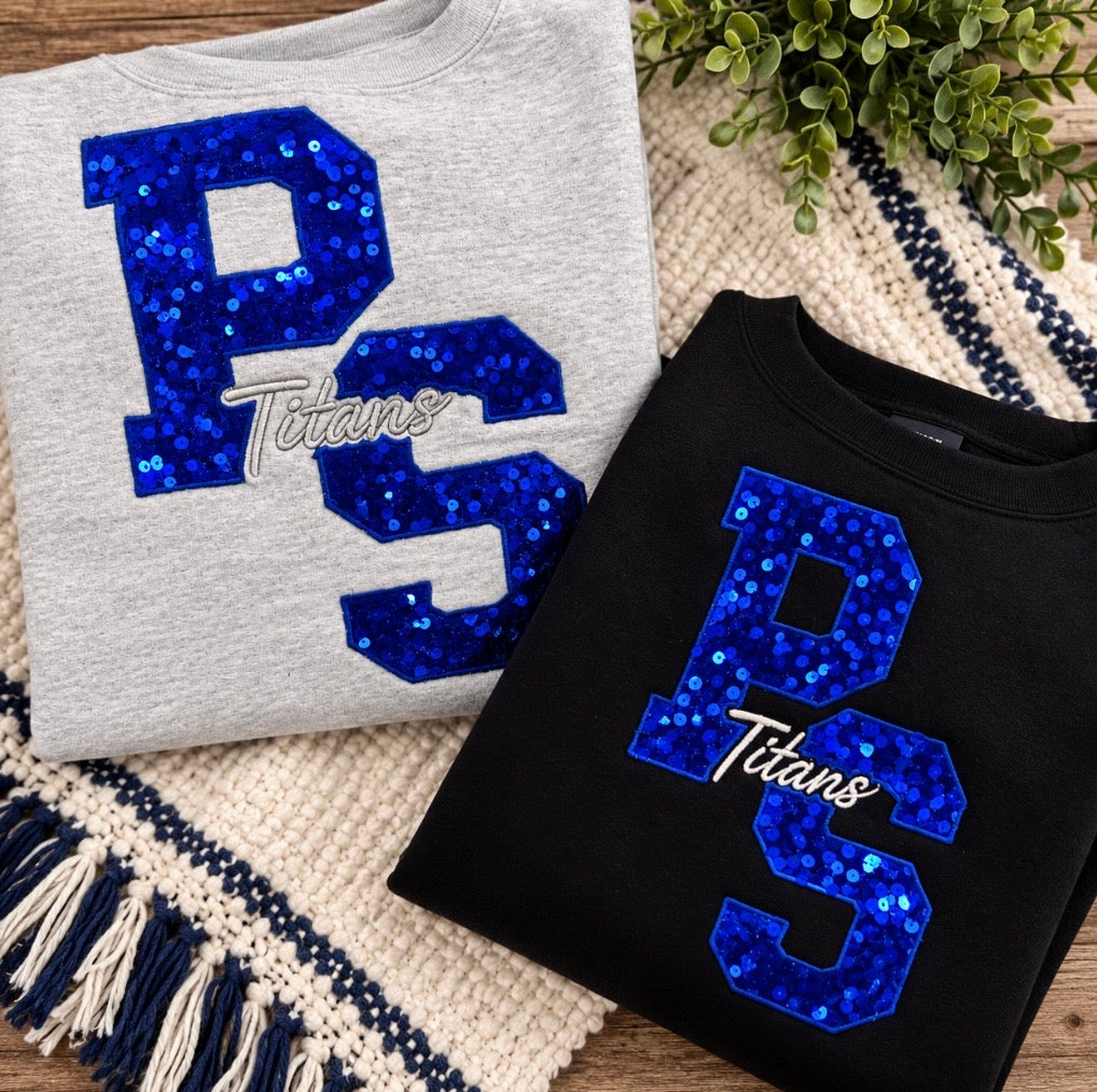 Custom School & Team Appliqué Hoodie | Sequin or Bandana