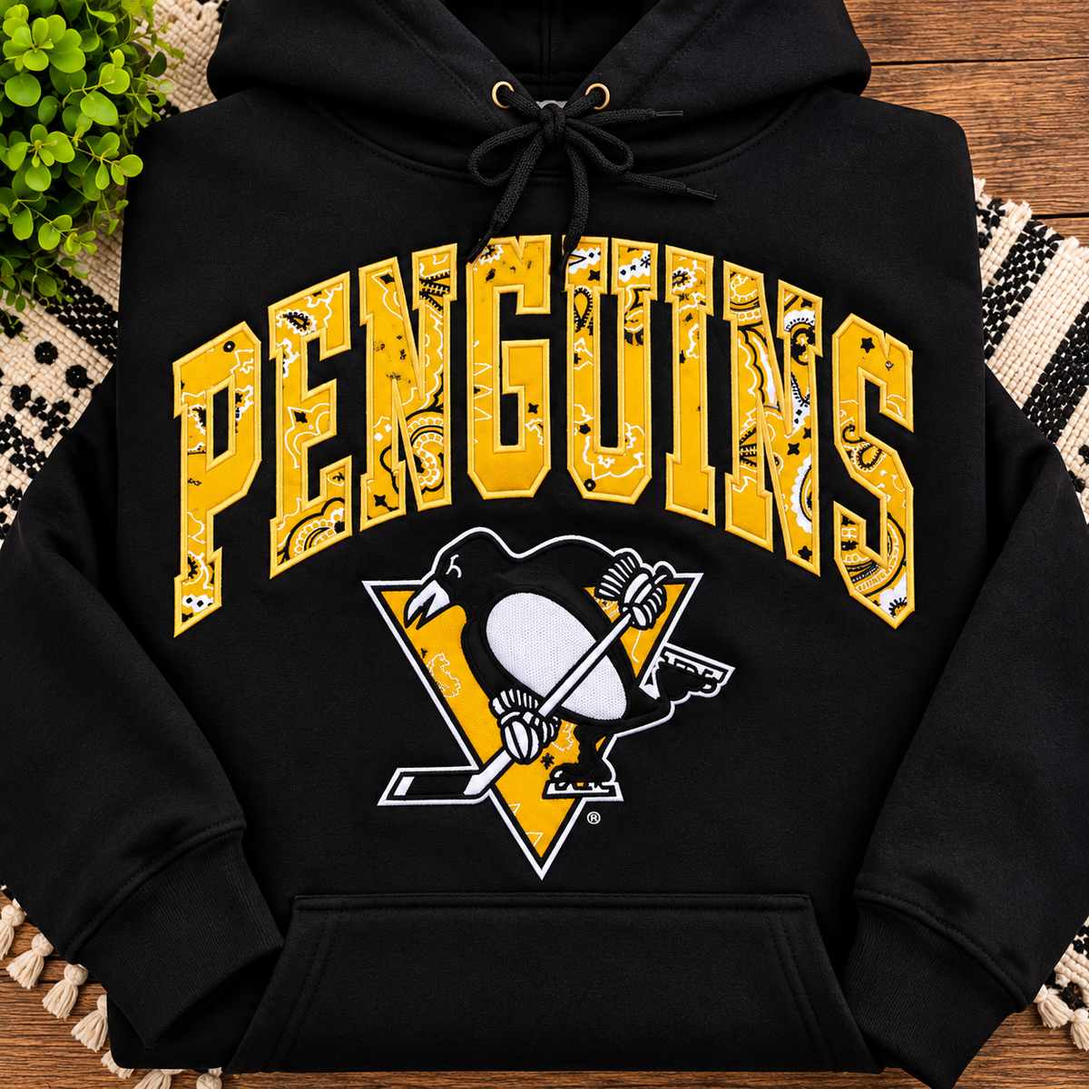 Custom School & Team Appliqué Hoodie | Sequin or Bandana